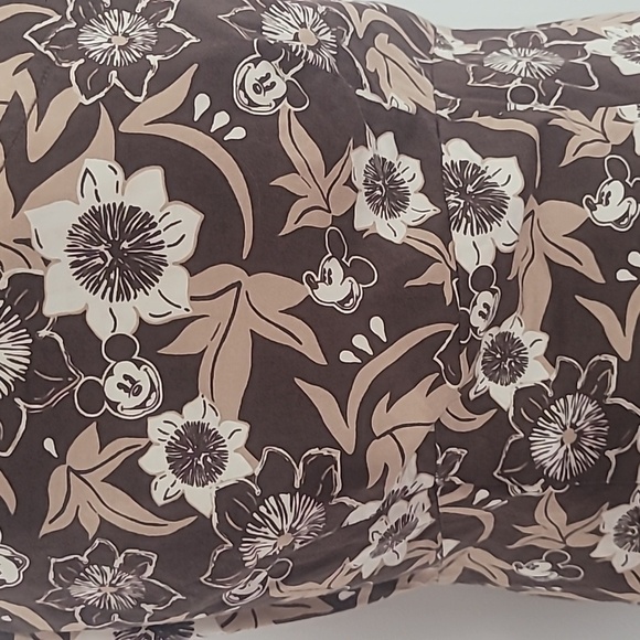 Disney Store Mickey Minnie Floral Maxi Dress Size Small VINTAGE - Picture 2 of 5